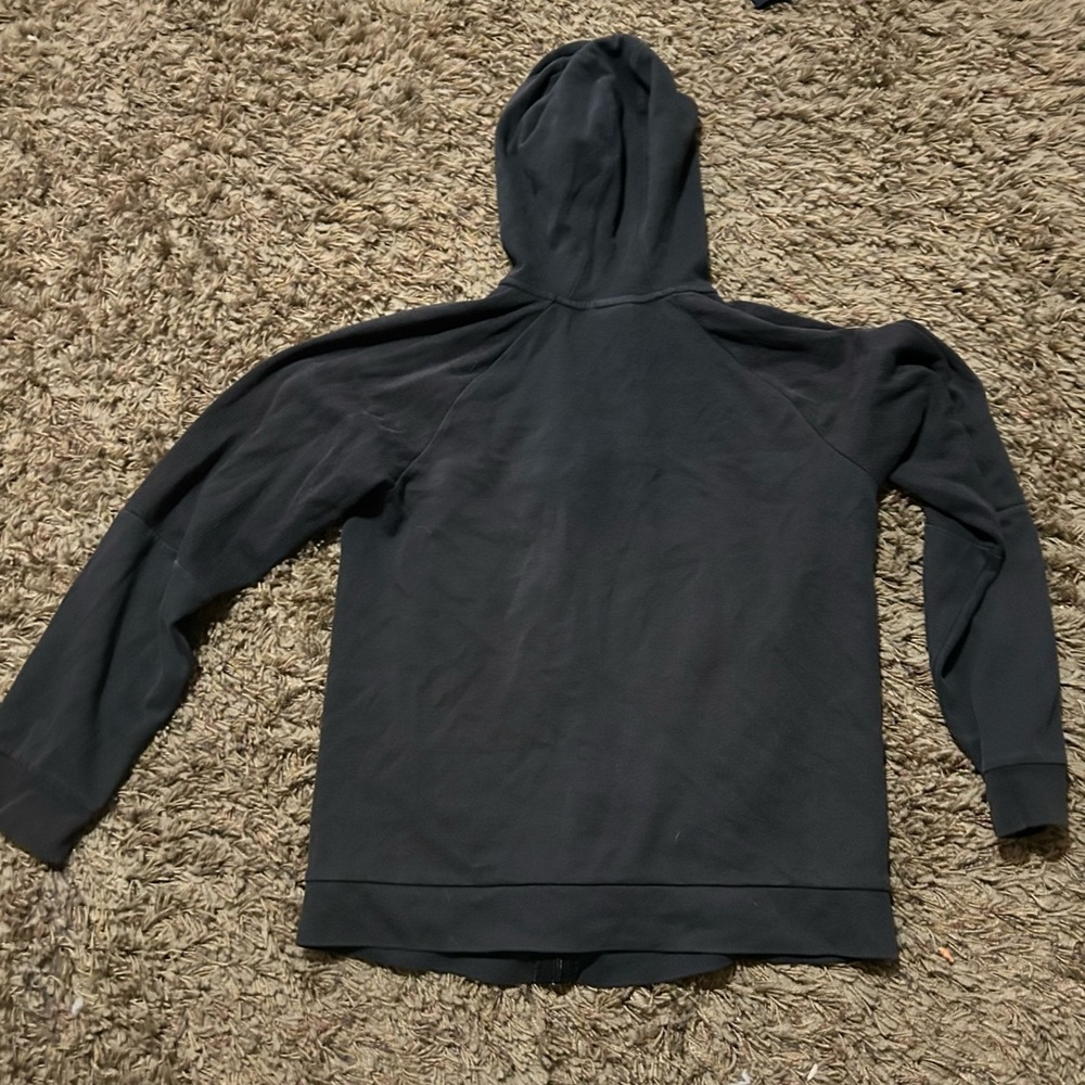 Faded black zip up